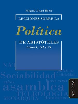 cover image of Lecciones sobre la Política de Aristóteles